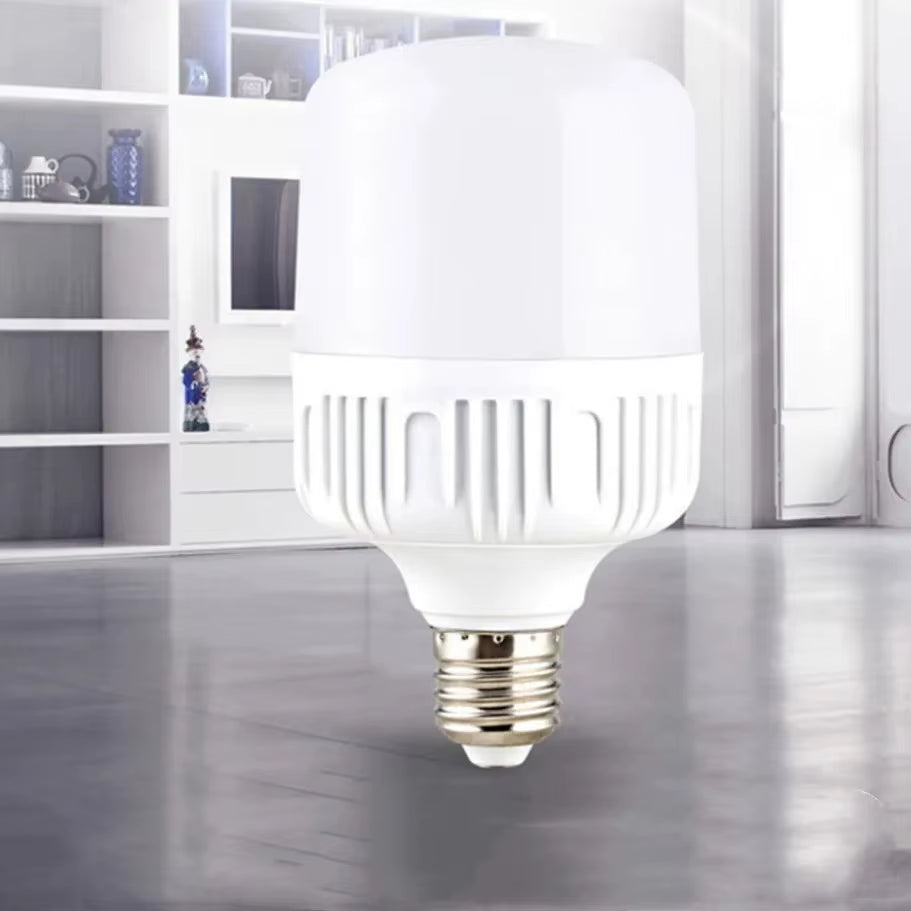 100W E27 LED Screw Mouth Light 220V High Brightness Light Bulb White Light Eye Protection Non Flickering High Heat Dissipation