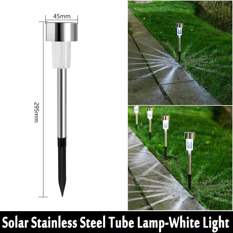 NEW 10Pack Solar Outdoor Lights Garden Lantern Solar Powered Lamp Waterproof Landscape Lighting Pathway Yard Lawn Decoration