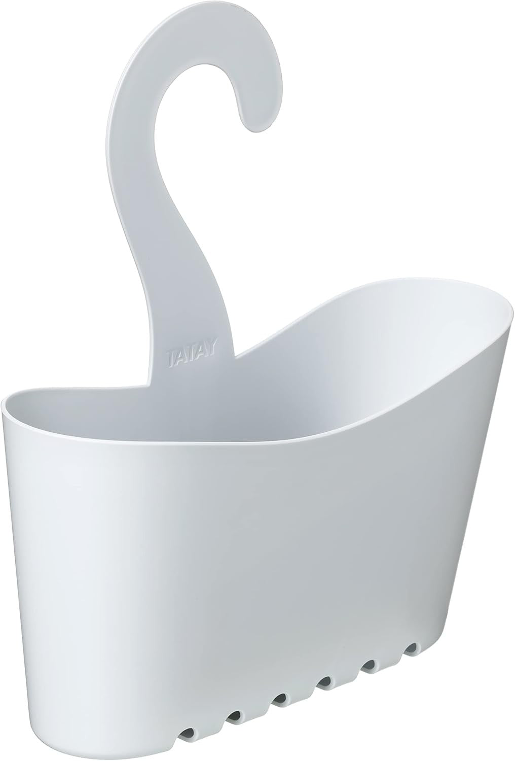 TATAY Shower Caddy Hanging Basket Organiser Polypropylene No Drill Installation
