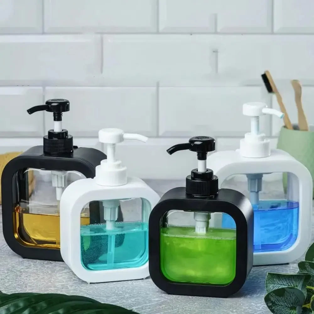 1 PC 300Ml/500Ml Bathroom Soap Dispenser Refillable Lotion Shampoo Shower Gel Holder Portable Travel Dispenser Empty Bath Pump