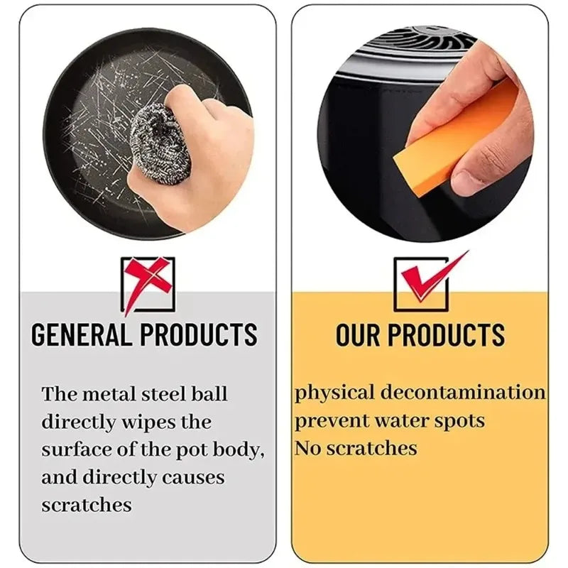 Magic Eraser Easy Limescale Eraser Rubber Household Kitchen Cleaning Tools Toilet Rust Brush Bathroom Glass Rust Remover