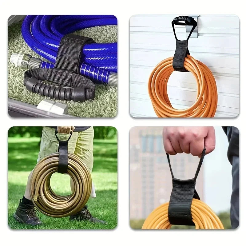 Storage Straps Multifunctional Storage Straps for Cables Hoses Ropes Extension Cord Organizer with Handle for Garden Hoses