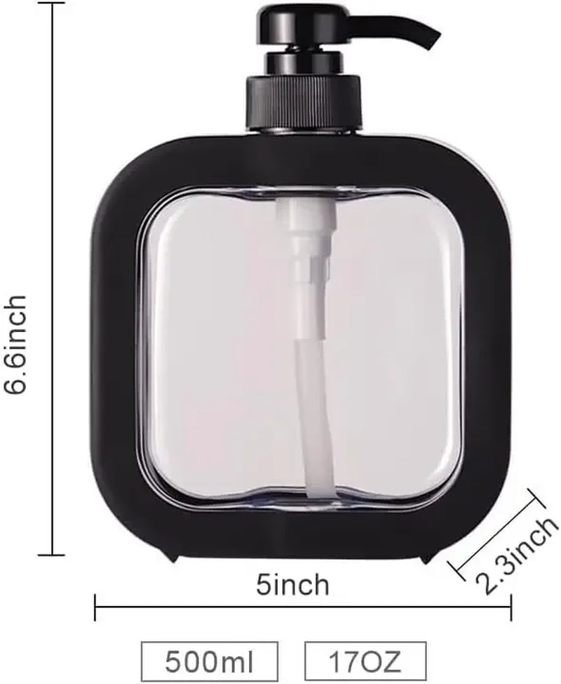1 PC 300Ml/500Ml Bathroom Soap Dispenser Refillable Lotion Shampoo Shower Gel Holder Portable Travel Dispenser Empty Bath Pump
