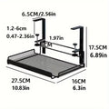 Under Desk Cable Management Tray No Drill Steel Desk Cable Organizers Wire Management Tray Cable Management Rack