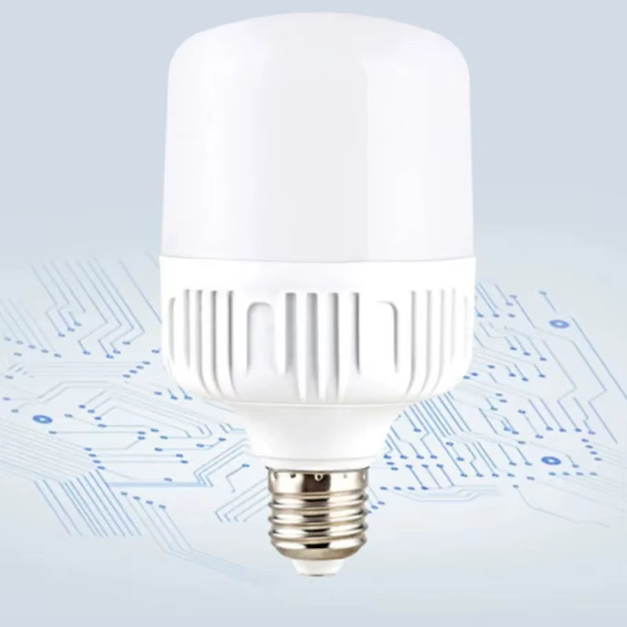 100W E27 LED Screw Mouth Light 220V High Brightness Light Bulb White Light Eye Protection Non Flickering High Heat Dissipation